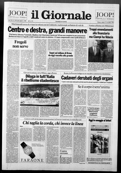 Il giornale : quotidiano del mattino